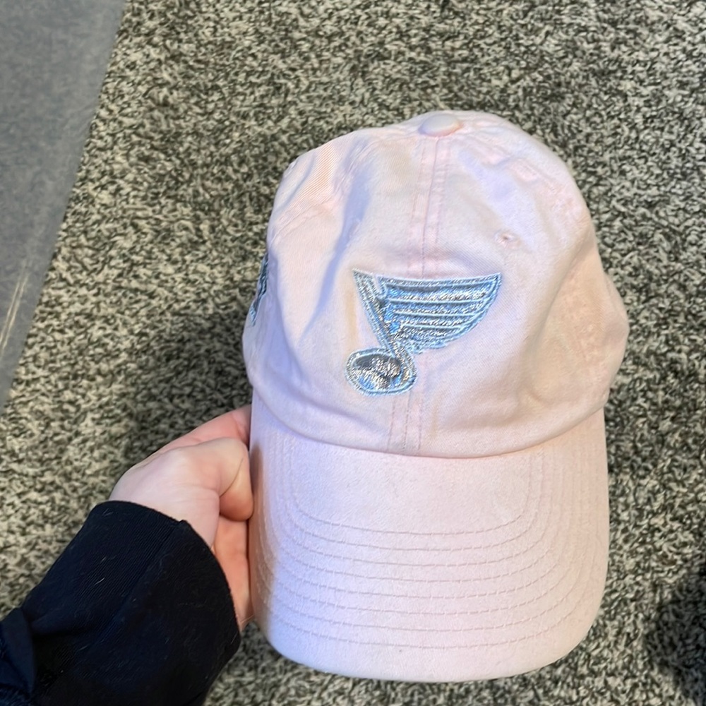 Stl blues hockey fights cancer hat